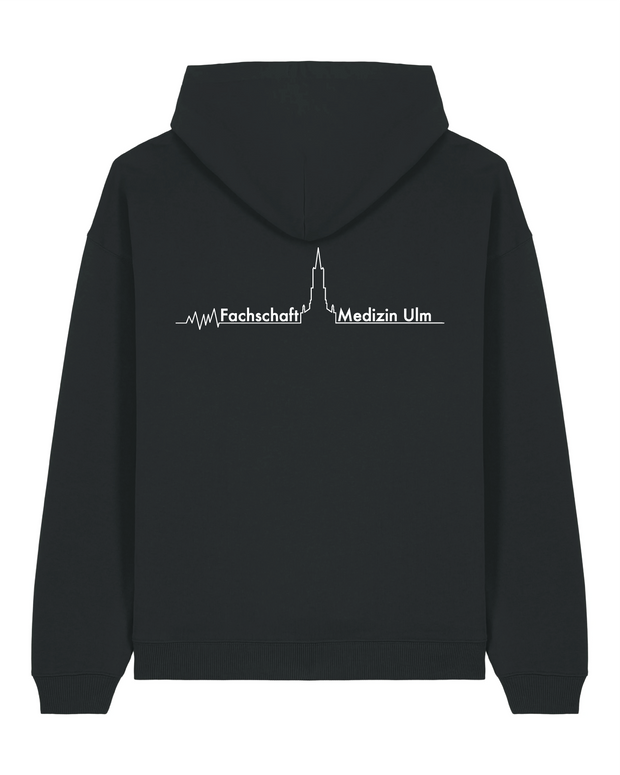 FACHSCHAFT MEDIZ HOODIE BLACK LOGO