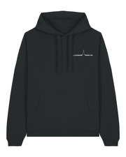 FACHSCHAFT MEDIZIN HOODIE BLACK SCHRIFT